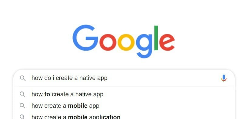 google-create-native-app